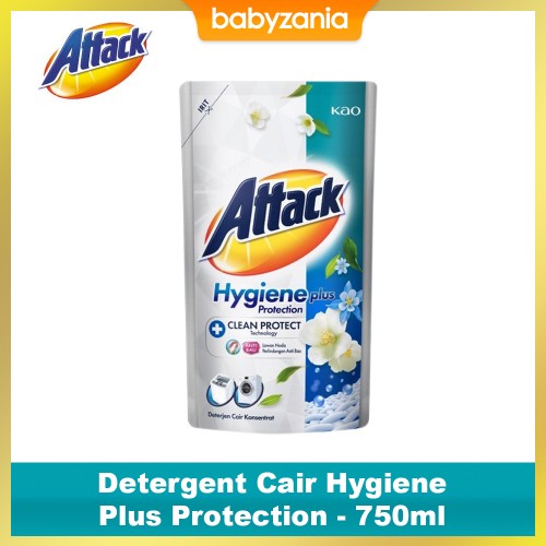 Attack Detergent Cair Hygiene Plus Protection - 800ml
