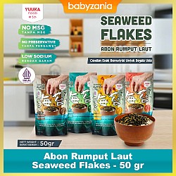 Yuuka Food Abon Rumput Laut Seaweed Flakes Non...