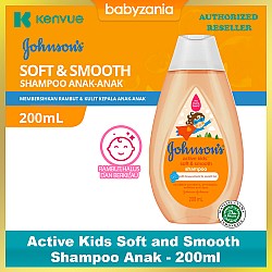 Johnsons Active Kids Soft and Smooth Shampoo Anak...