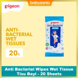 Pigeon Anti Bacterial Baby Wipes Wet Tissue Tisu...