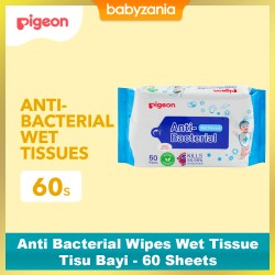 Pigeon Anti Bacterial Wipes Baby Wet Tissue Tisu...