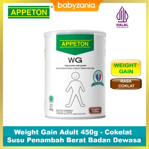 Appeton Weight Gain Adult 450gr - Cokelat