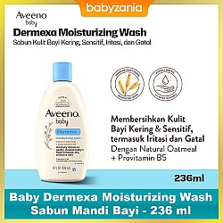 Aveeno Baby Dermexa Moisturizing Wash Sabun Mandi Bayi - 236 ml