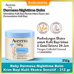 Aveeno Baby Dermexa Nighttime Balm Krim Bayi Kulit Iritasi Gatal 312gr