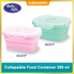 Baby Safe Collapsible Food Container 350ml -...
