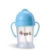 Zoli Straw Sippy Cup Bot XL Botol Minum Bayi 180 ml - Blue