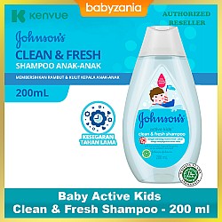 Johnsons Shampoo Active Kids Clean and Fresh -...