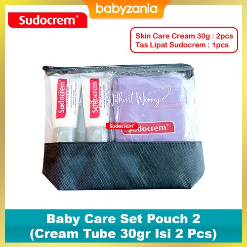 Sudocrem Baby Care Set Pouch 2 (Cream Tube 30gr Isi 2 Pcs)