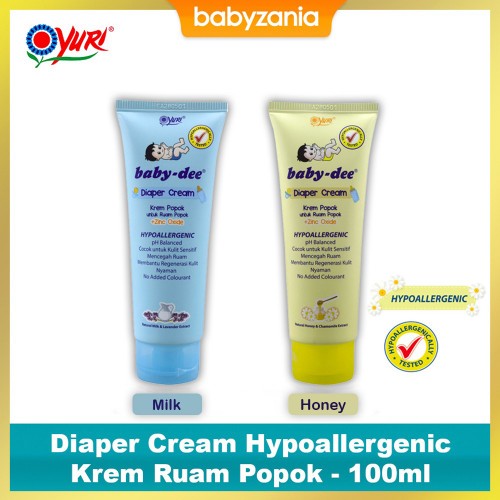 Dee-Dee Diaper Rash Cream Hypoallergenic - 100 ml