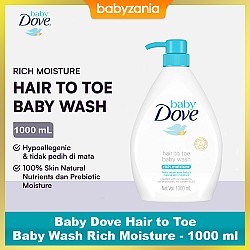Baby Dove Hair to Toe Wash Rich Moisture - 1000 ml