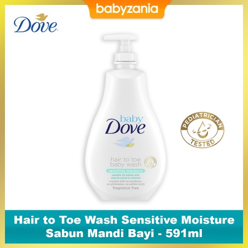 Baby Dove Hair to Toe Wash Sensitive Moisture Sabun Mandi Bayi - 591ml