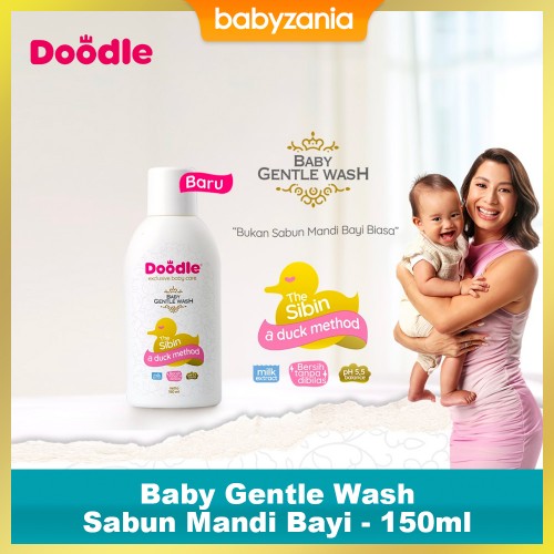 Doodle Baby Gentle Wash Sabun Mandi Bayi - 150 ml