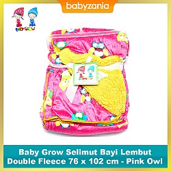 Baby Grow Selimut Bayi Lembut Double Fleece 76 x...