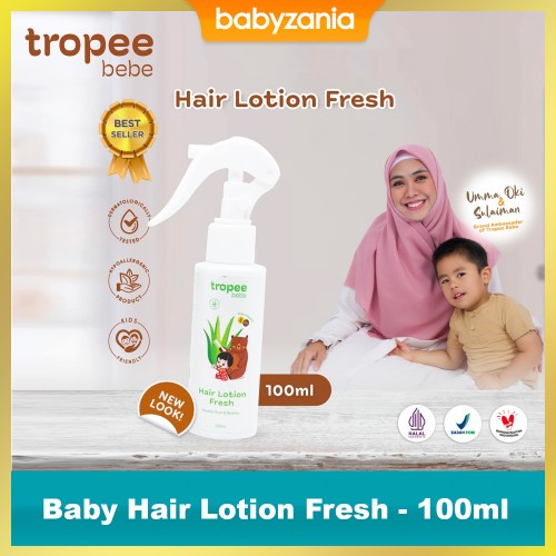 Tropee Bebe Hair Lotion Melembutkan Rambut Kusut Bayi - 100 ml