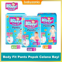Baby Happy Body Fit Pants Popok Celana Bayi - S...