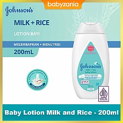 Johnsons Baby Lotion Milk and Rice - 200ml