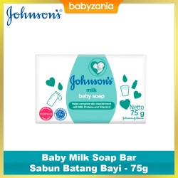 Johnsons Baby Milk Soap Bar Sabun Batang Bayi -...