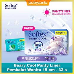 Softex Beary Cool Panty Liner Pembalut Wanita 15...