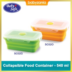 Baby Safe Collapsible Food Container 540 ml -...