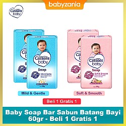 Cussons Baby Soap Bar Sabun Batang Bayi 60 gr -...