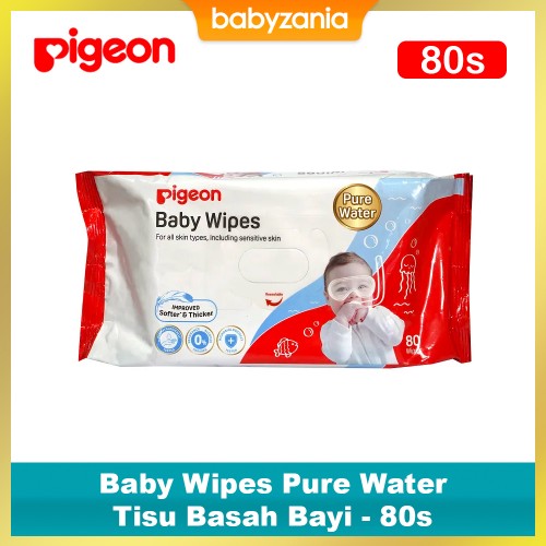 Pigeon Baby Wipes Pure Water - 82 Sheet