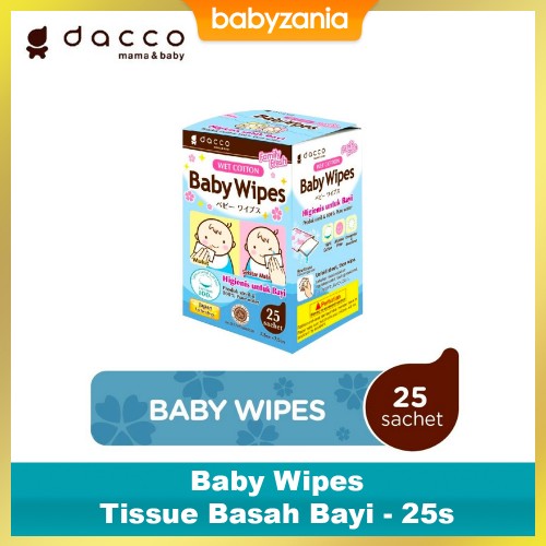Dacco Baby Wipes - 25 Sachet