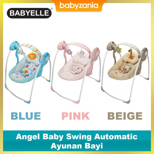 BabyElle Angel Baby Swing Automatic Ayunan Bayi 33006 - Pink