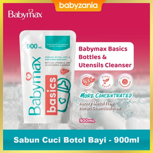 Babymax Basics Bottle and Utensils Cleanser Sabun Cuci Botol Bayi - 900 ml