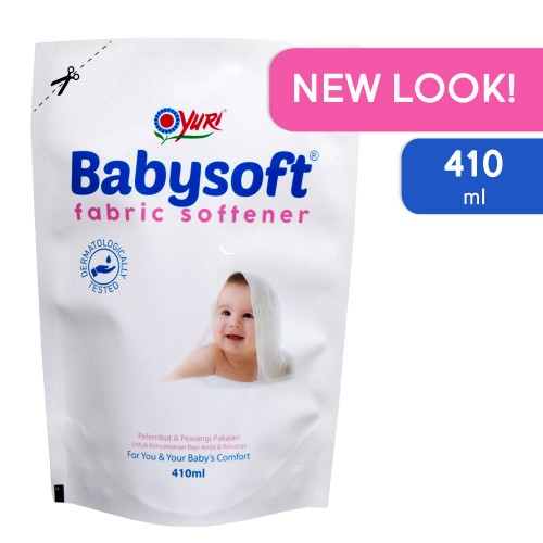 Yuri Babysoft Fabric Softener Pelembut Pakaian Bayi - 410 ml