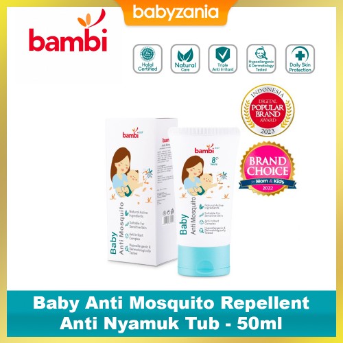 Bambi Baby Anti Mosquito Repellent Anti Nyamuk Tub - 50ml