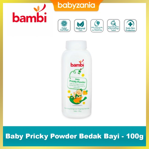 Bamby Baby Pricky Powder Bedak Bayi - 100gr
