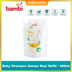 Bambi Baby Shampoo Sampo Bayi Pouch Refill - 450...
