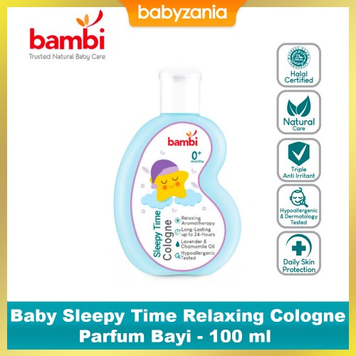 Bambi Baby Sleepy Time Relaxing Cologne - 100 ml