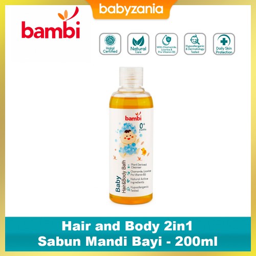 Bamby Hair and Body 2in1 Sabun Mandi Bayi - 200ml
