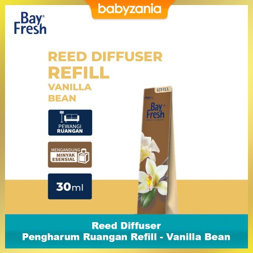 Bayfresh Reed Diffuser Device Pengharum Ruangan Refill - Vanilla Bean