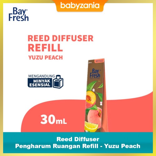 Bayfresh Reed Diffuser Device Pengharum Ruangan Refill - Yuzu Citron