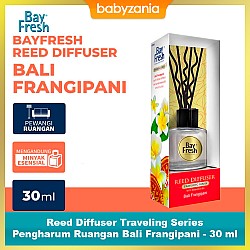 Bayfresh Reed Diffuser Traveling Series Pengharum Ruangan Bali Frangipani - 30 ml