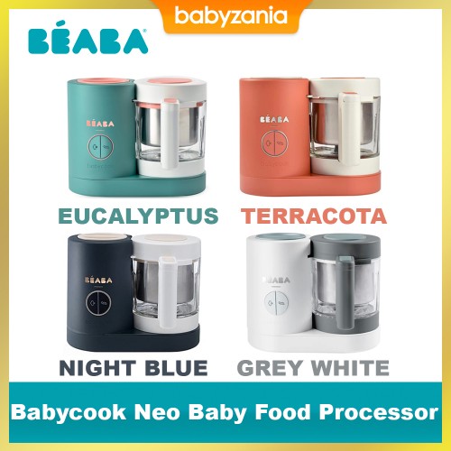 Beaba Babycook Neo - Night Blue FREE Pasta/Rice Cooker Neo