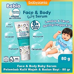 Bebio Face & Body Baby Serum Pelembab kulit Wajah dan badan Bayi - 80 gr