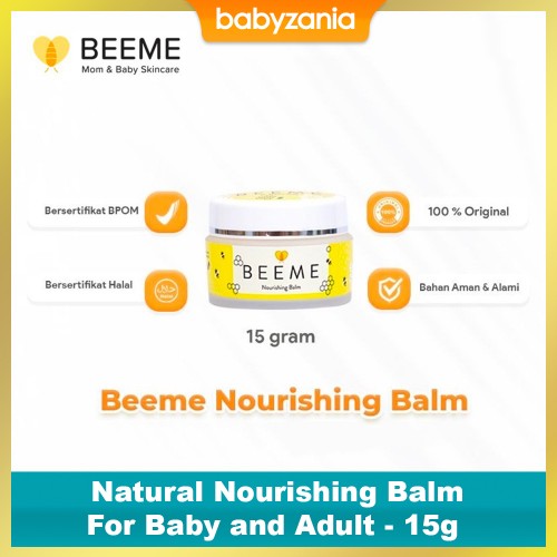 BeeMe Natural Nouishing Balm For Baby and Adult - 15gr