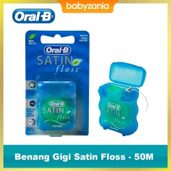 Oral-B Dental Satin Floss Benang Gigi Mint - 50 M