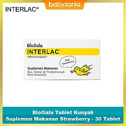 Interlac BioGaia Tablet Kunyah Suplemen Makanan...