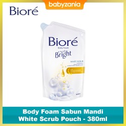 Biore Body Foam Sabun Mandi White Scrub Pouch -...