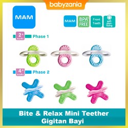 MAM Bite & Relax Mini Teether Gigitan Bayi -...