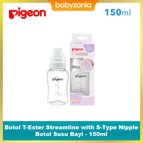 Pigeon Botol T-Ester Streamline 150 with S-Type Nipple Botol Susu Bayi