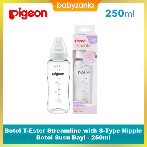 Pigeon Botol T-Ester Streamline 250 with S-Type Nipple Botol Susu Bayi