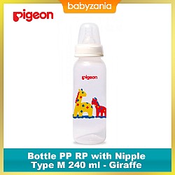 Pigeon Bottle PP RP with Nipple Type M  240 ml -...