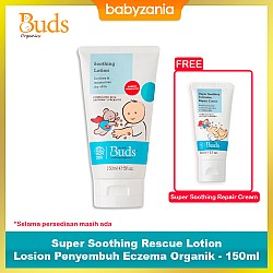Buds Super Soothing Rescue Lotion - Lotion Penyembuh Eczema Organik - 150ml