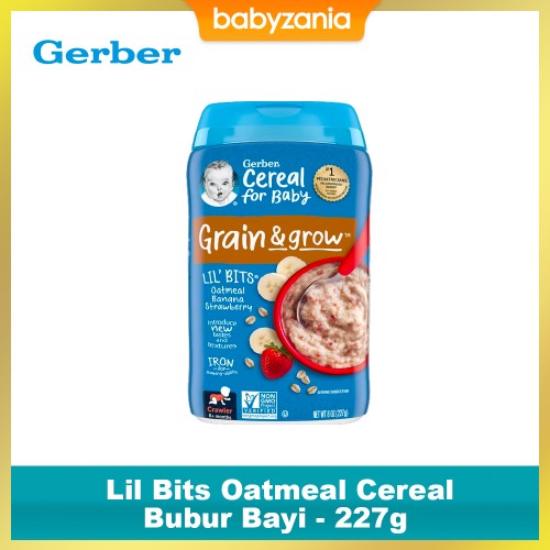Gerber Lil Bits Oatmeal Cereal 227 gr - Banana Strawberry