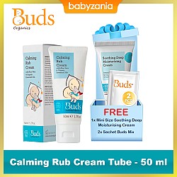 Buds Soothing Organics Calming Rub Cream Tube -...